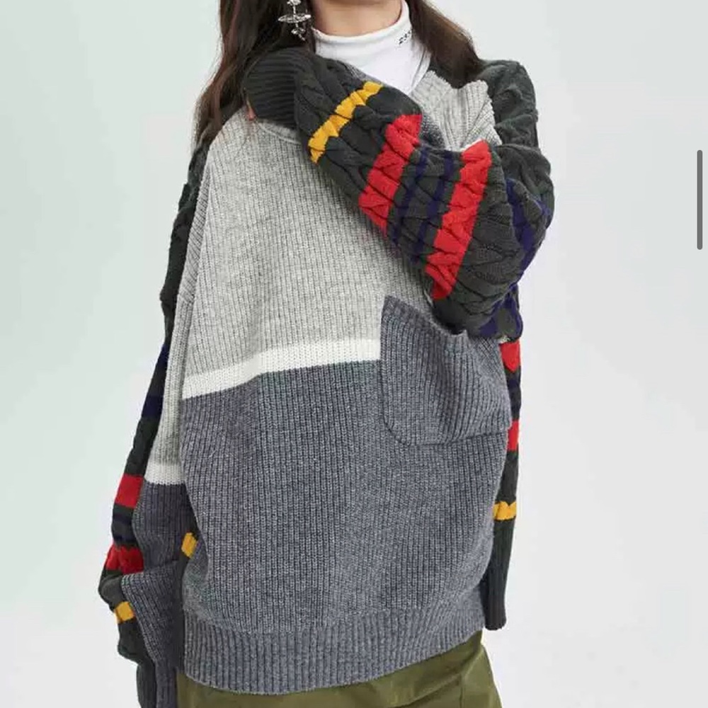 Vintage wool oversized sweater - Picture 4 of 8